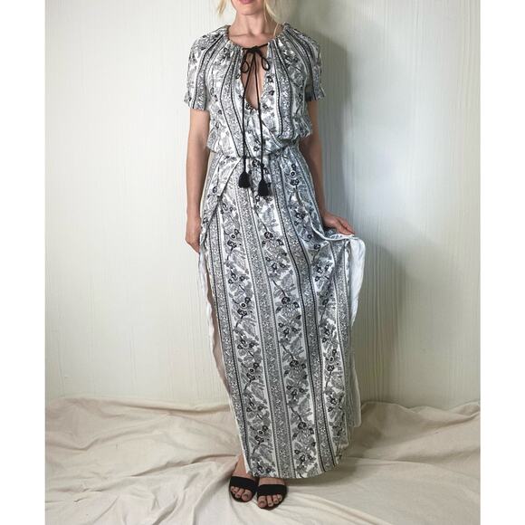 THE JETSET DIARIES TJD Cascara B&W Maxi Dress US XS NWT - Picture 7 of 16